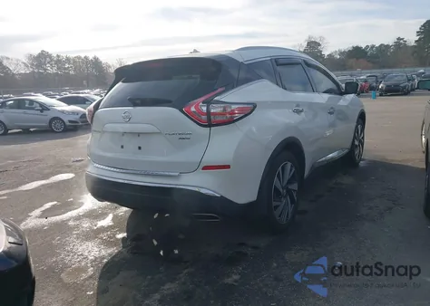 2015 Nissan Murano Platinum z USA, uszkodzony, nr VIN 5N1AZ2MH2FN224139